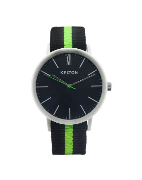 Montre Femme en Nylon Idyllic blanc/vert