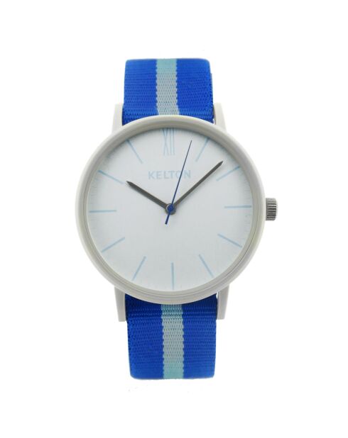 Montre Femme en Nylon Idyllic bleu/gris