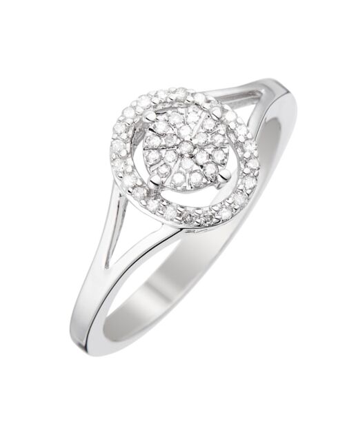 Mon Incessante Admiration Ring Witgouden diamanten 0,18 ct