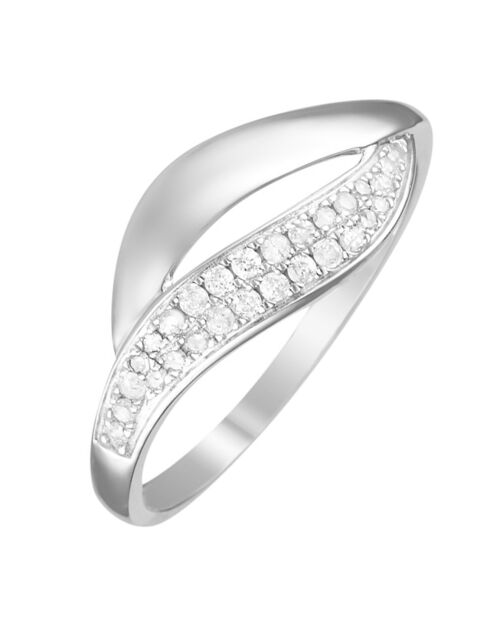 Evora diamanten ring met witgouden diamanten 0,14 ct