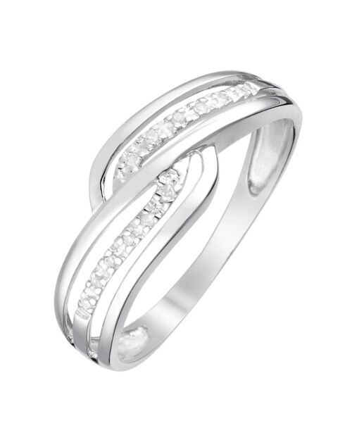 Bague Sumatra Diamants 0.04 ct Or Blanc