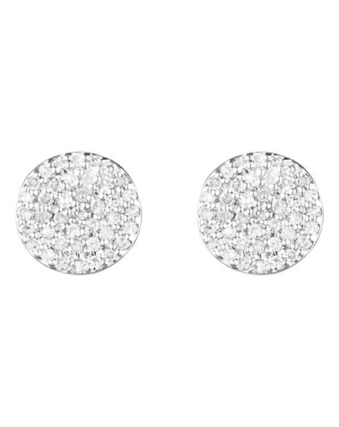 Boucles d'oreilles Heavenly Diamants 0.18 ct or blanc