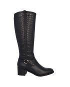 Bottes Lena noires Talon 5 cm