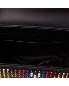 Mini Sac en Cuir clous multicolore - 16x14.5x7 cm