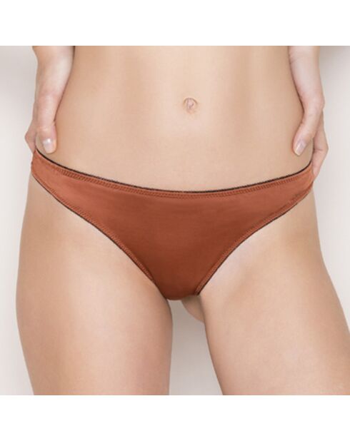 String Sofia satiné terracotta
