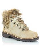 Chaussures Outdoor fourrées en Cuir & Fourrure Courchevel beiges