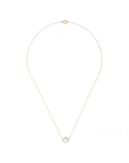 Collier Single pearl or jaune