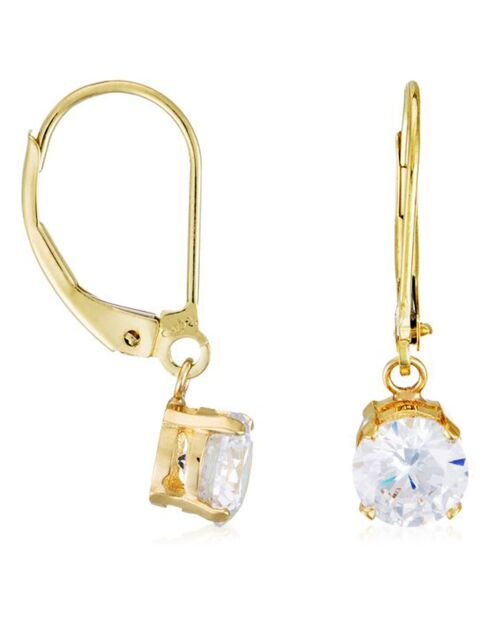 Boucles d'oreilles Gracieuse or jaune