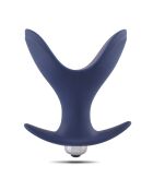 Plug anal vibrant bleu
