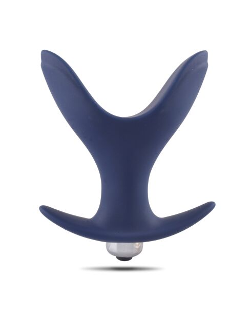 Plug anal vibrant bleu