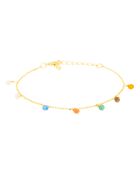 Bracelet Naili Jade en laiton doré