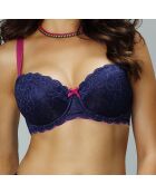 Soutien-Gorge Zyta Push-up marine & rose