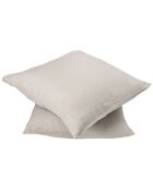 Coussin garni en Lin Ostende ficelle