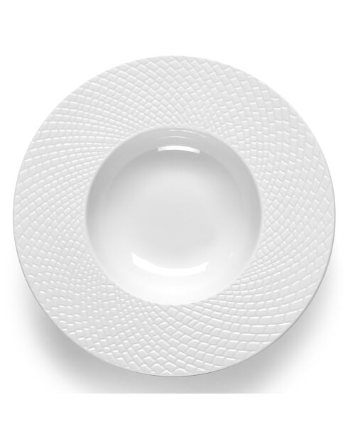 Service en Porcelaine Sherane blanc - 18 pièces