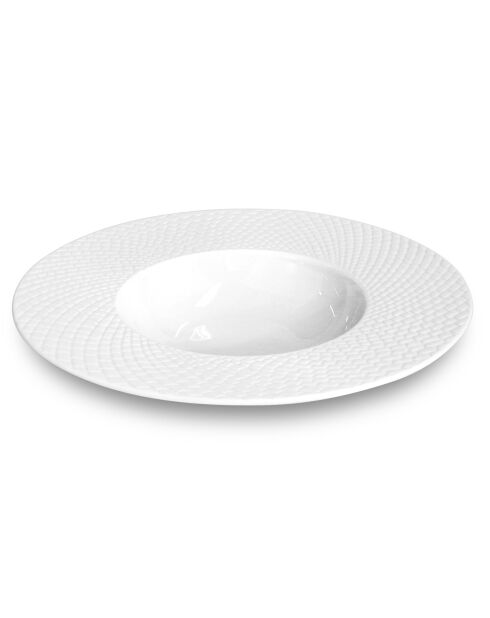 Service en Porcelaine Sherane blanc - 18 pièces