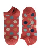 Calzini Chideock corallo/blu