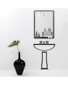 Miroir Vanitoso noir - 50x6x70 cm