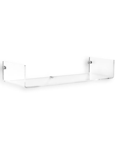 Etagére Mensola transparente - 76x25x14 cm