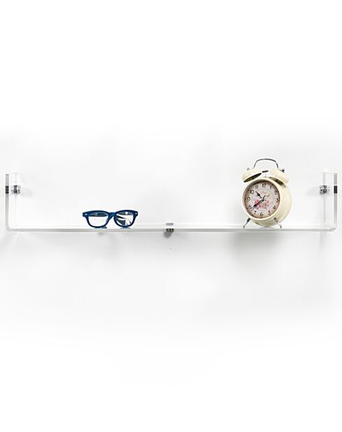 Etagére Mensola transparente - 76x25x14 cm