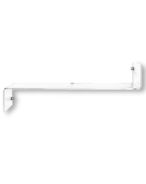 Etagère Mensola transparente - 76x24.5x27 cm