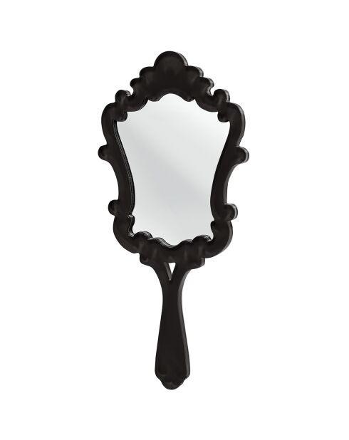 Miroir de sac à main Falpala noir - 14x30 cm