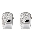 Boucles d'oreilles Diamants 0.07 ct or blanc