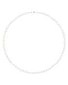 Collier Or Blanc Perles d'Eau Douce blanches