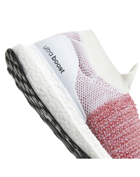 Baskets running Ultraboost Laceless Bb6 blanches