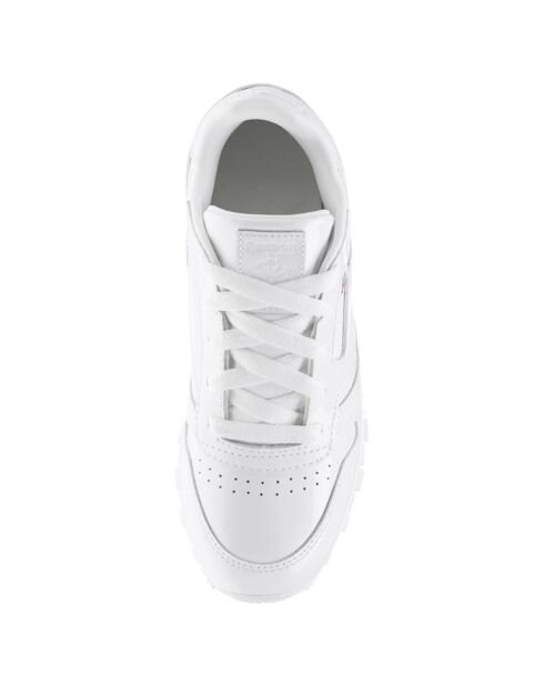 Baskets en Cuir Classic Leather Patent blanches