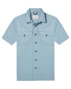 Chemise Regular Fit unie bleue