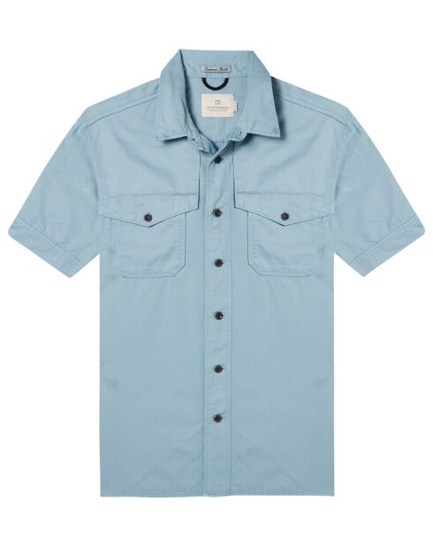 Chemise Regular Fit unie bleue