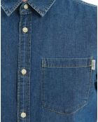 Chemise en denim Malone bleue