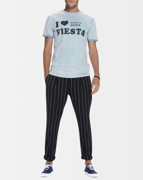 Lichtblauw T-shirt van I Love Fiesta