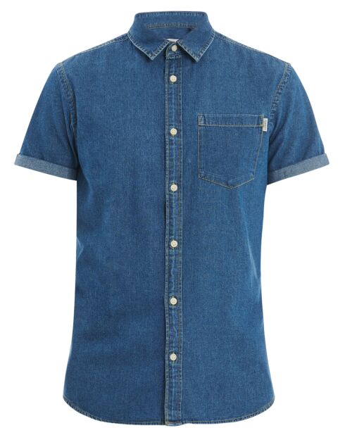 Chemise en denim Malone bleue