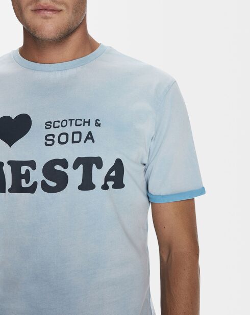 Camiseta azul claro I Love Fiesta