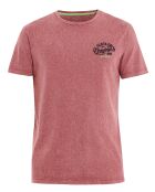 T-Shirt Jor Rick moucheté rose rouge
