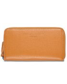 Mony camel leren metgezel - 19,5x10,5 cm