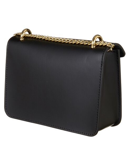 Sac bandoulière en Cuir Turner noir - 20x12.5x6.5 cm