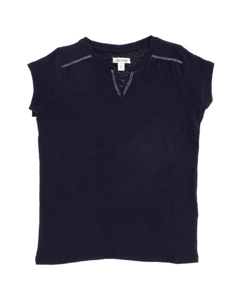 T-Shirt Inaya 100% Lin bleu nuit