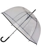 Parapluie Tisa transparent/noir