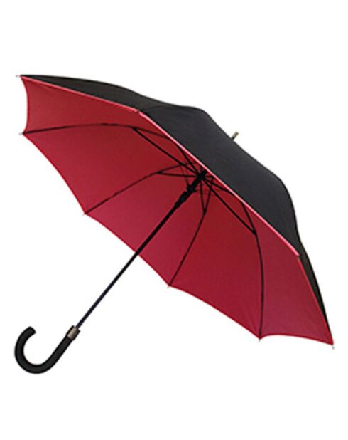 Schwarz/roter automatischer Regenschirm