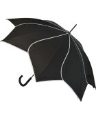 Sternenschirm schwarz/weiß