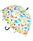 Parapluie enfant Dinosaures transparent/multicolore