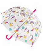 Parapluie enfant Licorne transparent/multicolore