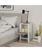 Table de nuit Ema mocha - 30x55x30 cm