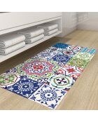 Tapis vinyle Castello Branco multicolore - 50x100 cm