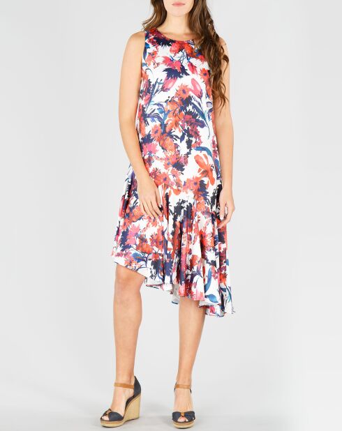 Robe Aberdeen asymétrique blanche