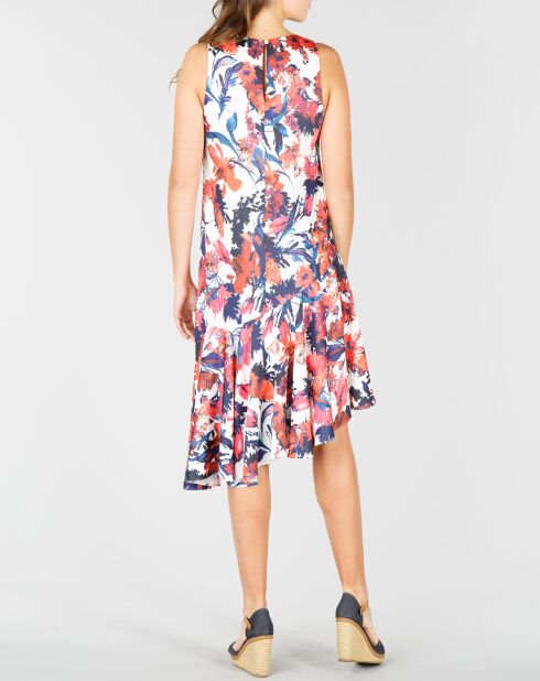 Robe Aberdeen asymétrique blanche
