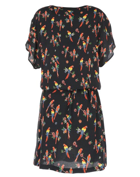 Robe Alias imprimé fantaisie noire