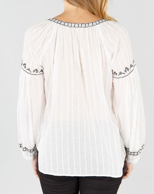 Chemise Havane blanc cassé